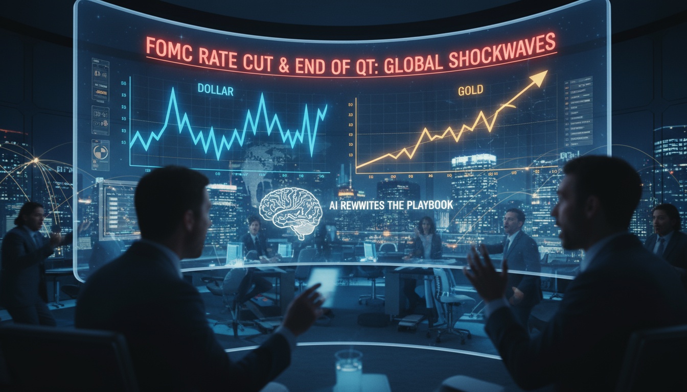 연준 금리인하 양적긴축 종료 충격