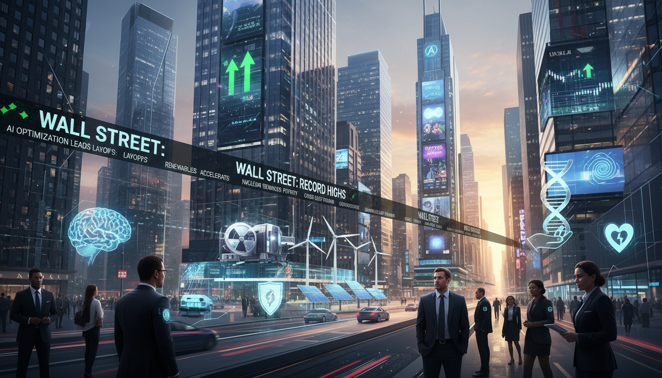 미증시 최고치 인공지능 감원 원전부흥