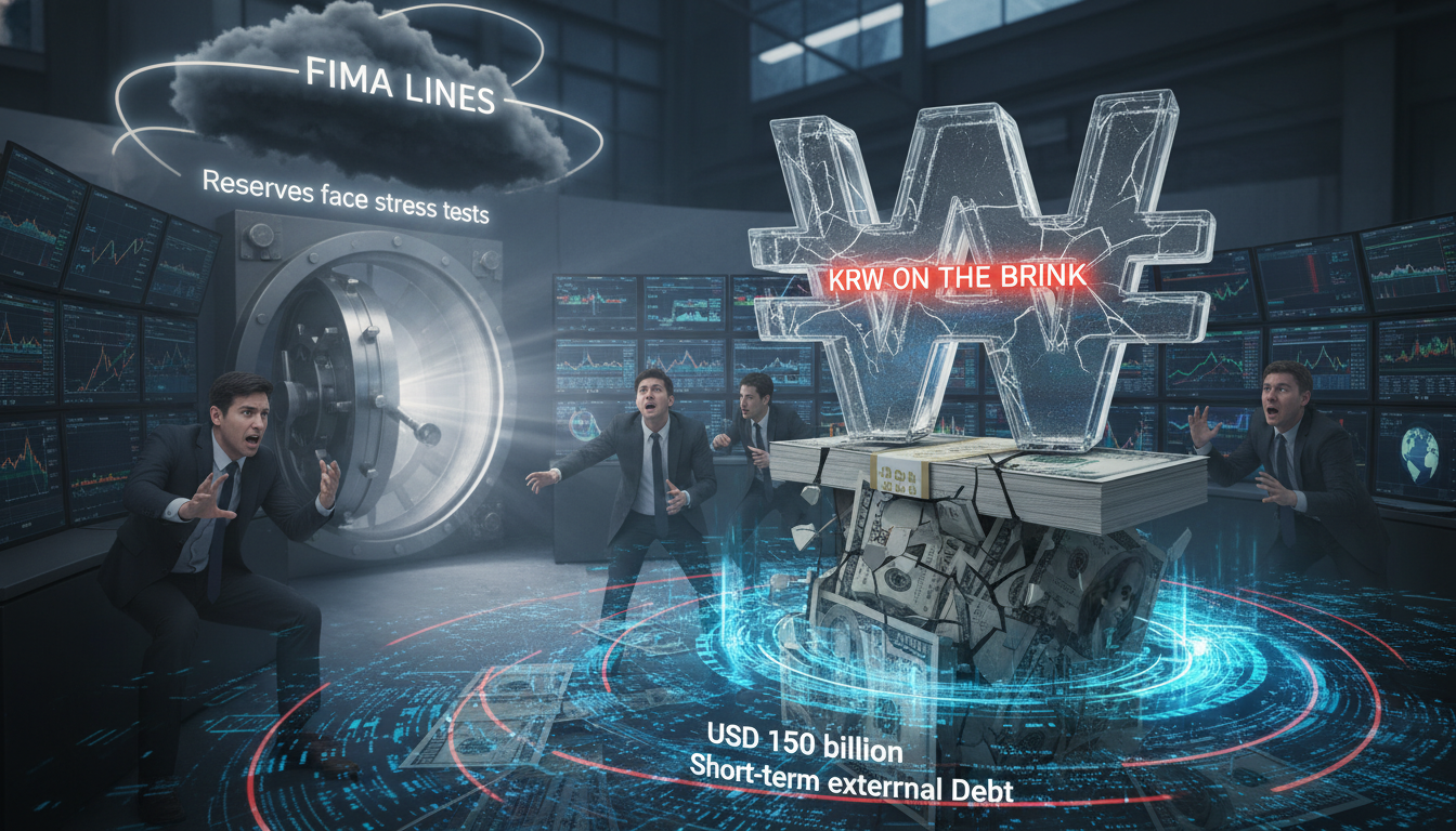 한국 외환위기 단기외채 1500억