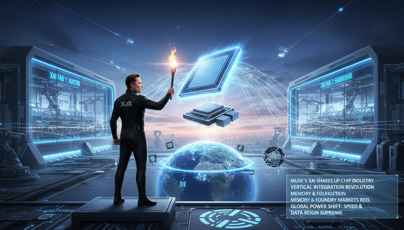 머스크 자체팹 삼성 하이닉스 직격탄