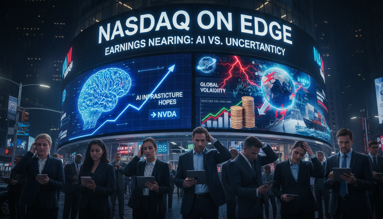 엔비디아 실적 앞두고 나스닥 공포