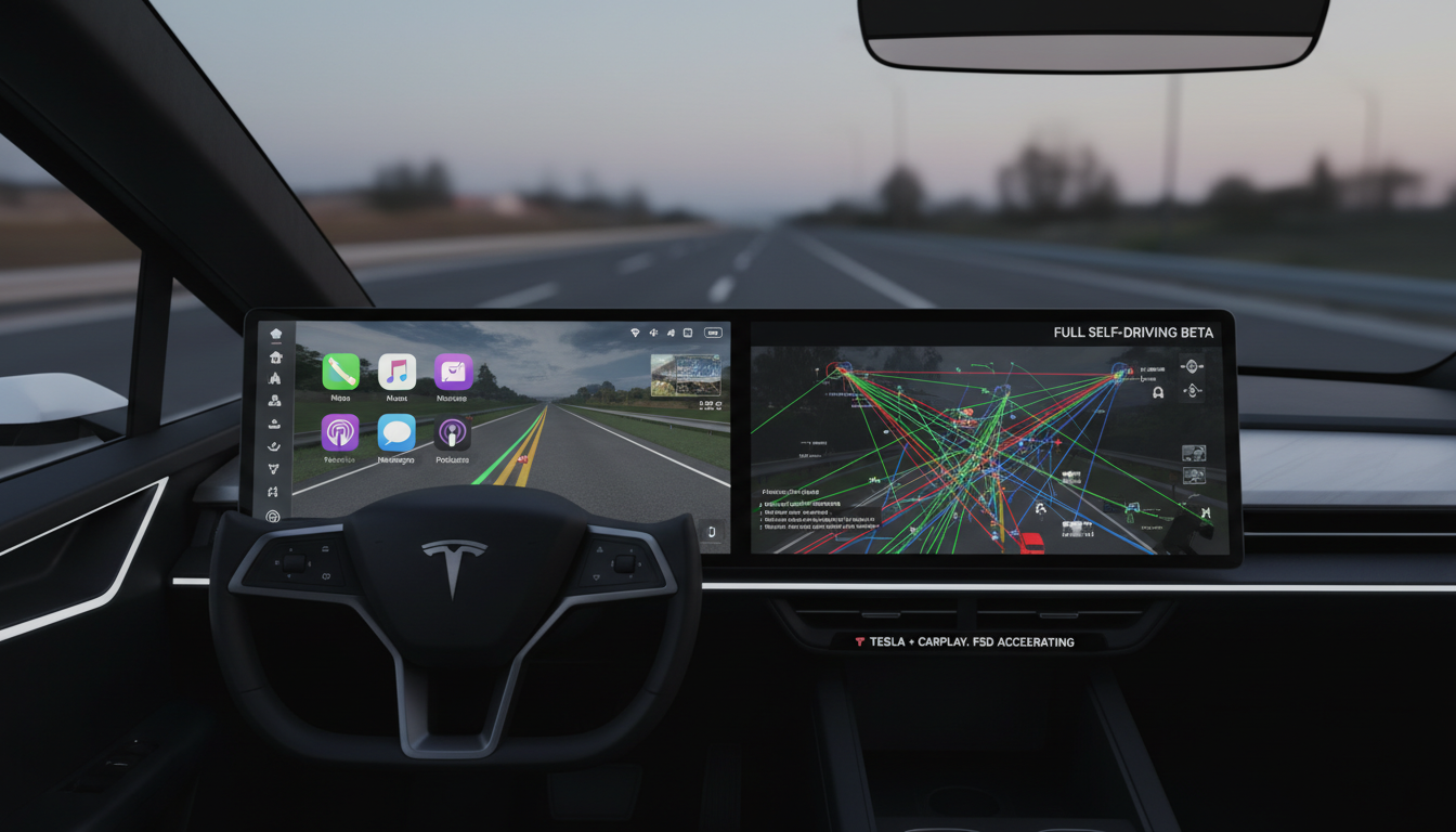 테슬라 애플 카플레이 도입 임박- 왜 지금 열리나? 변화이유