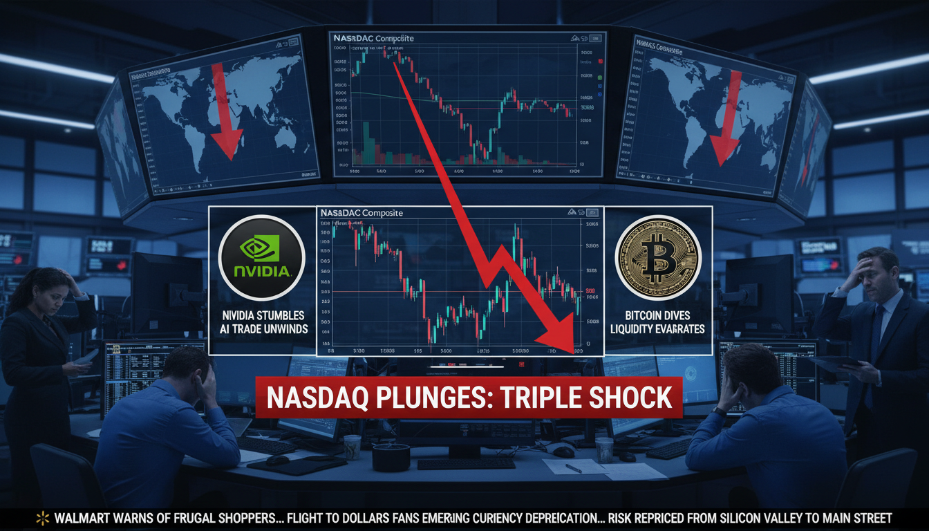 나스닥 급락 트리플 쇼크