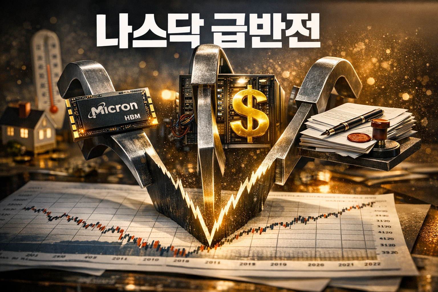 나스닥 급반전 3대트리거, CPI 예상하회 금리인하 근거?