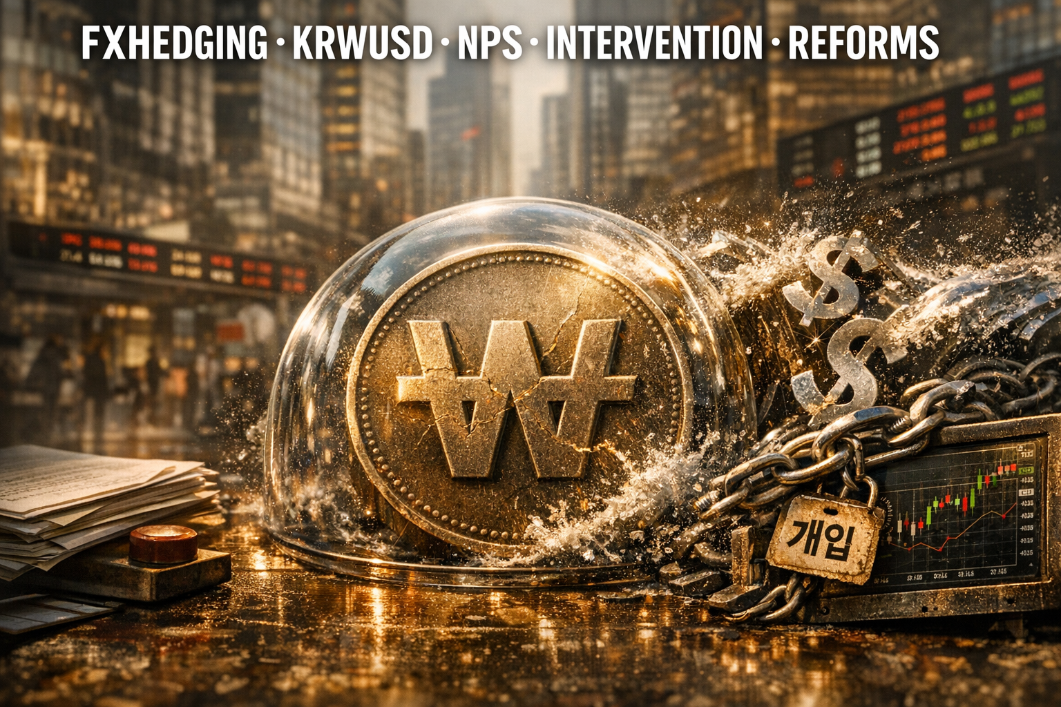 국민연금 환헤지로 환율잡나