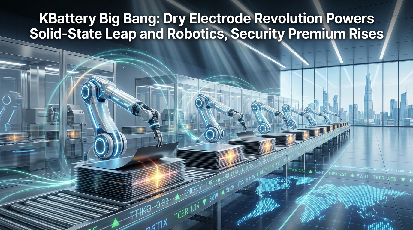 K배터리 건식전극 빅뱅