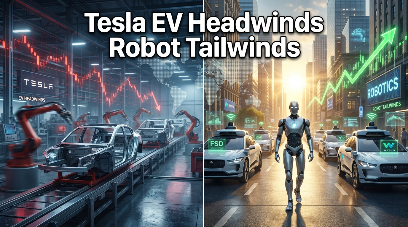 테슬라 4% 급등이유는 따로있었다. 전기차 역풍 로봇 순풍