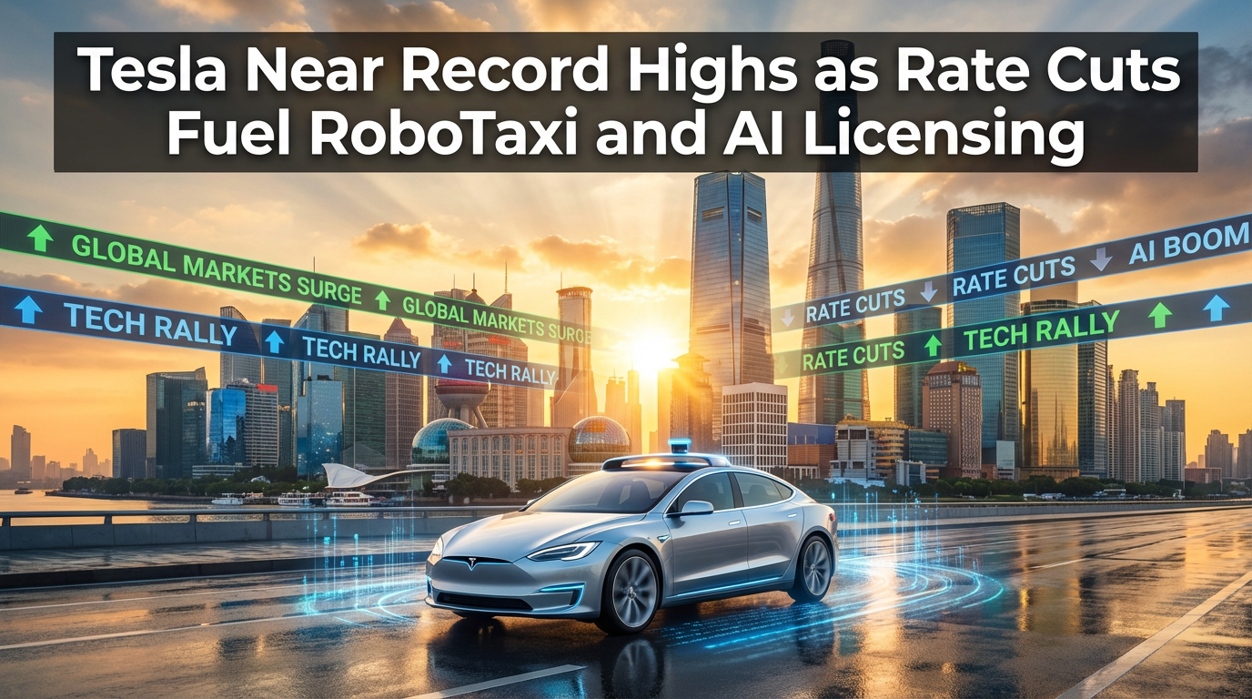 테슬라 전고점 임박 금리 인하 -이번주 핵심 이벤트