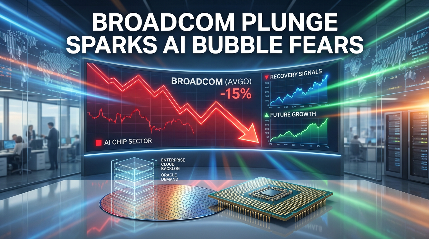 브로드컴 폭락 AI버블 경고?