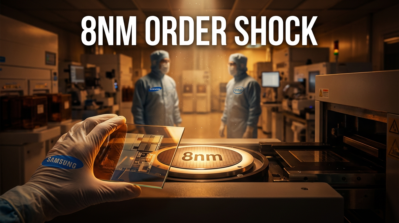 삼성 8나노 인텔 수주 충격파