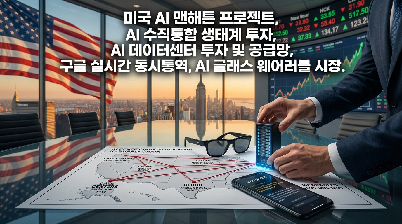 미국 AI 맨해튼 프로젝트 충격 수혜주 지도