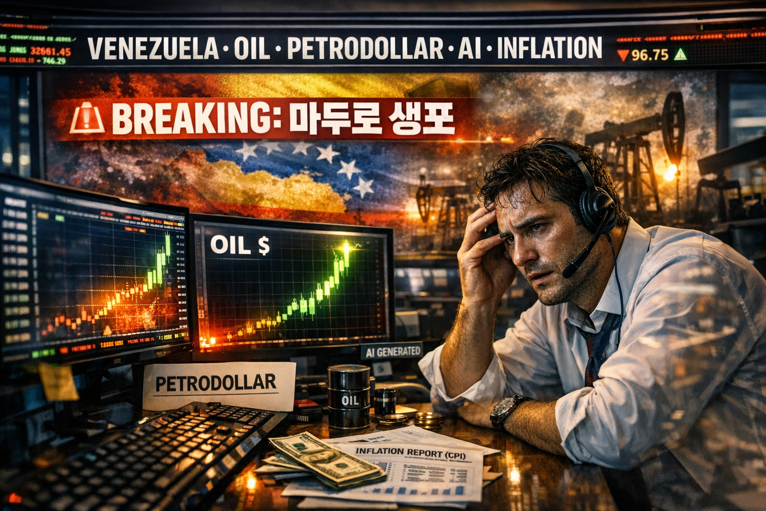 마두로 생포 가짜?진짜? 뉴스가 유가를 폭발시킨다