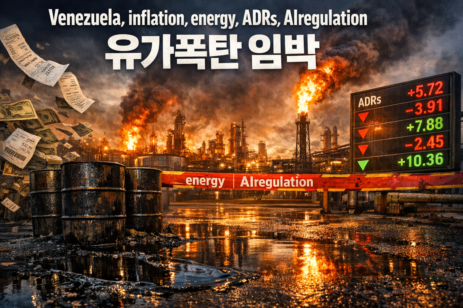 베네수엘라 한방 유가폭탄 예고