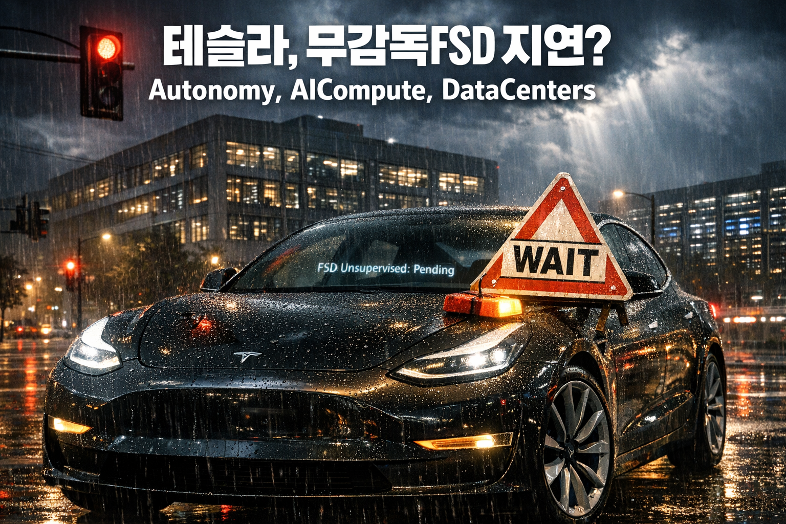 테슬라 무감독FSD 지연? 60% 증가된 규제조건 발동?