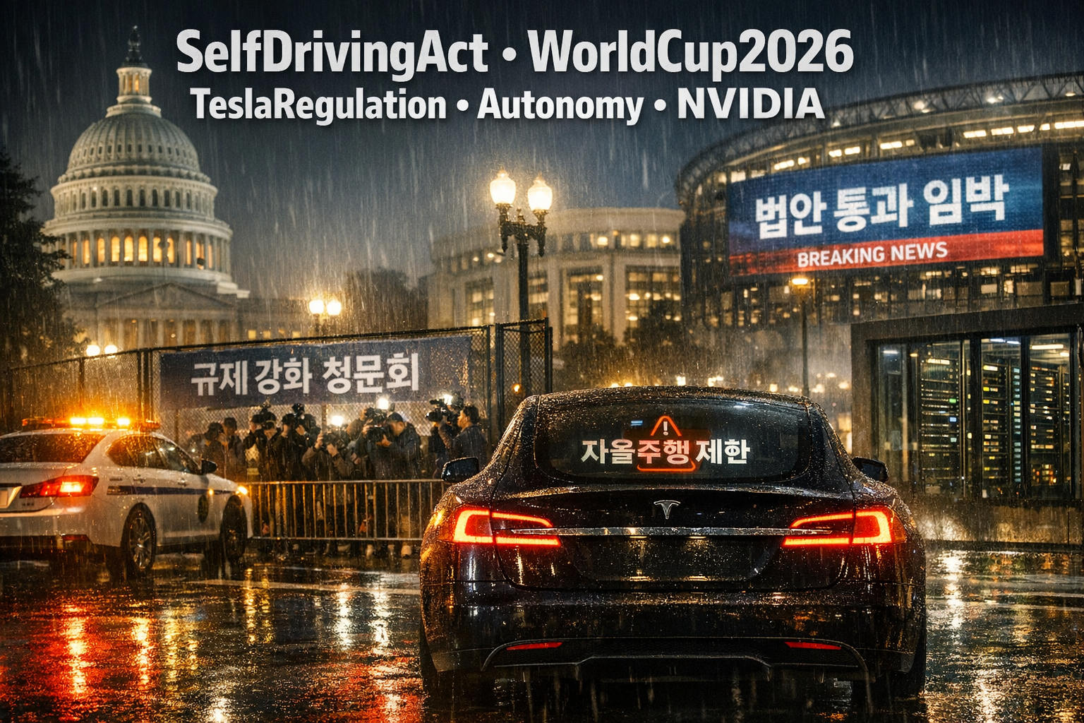 테슬라 자율주행 규제폭발 임박