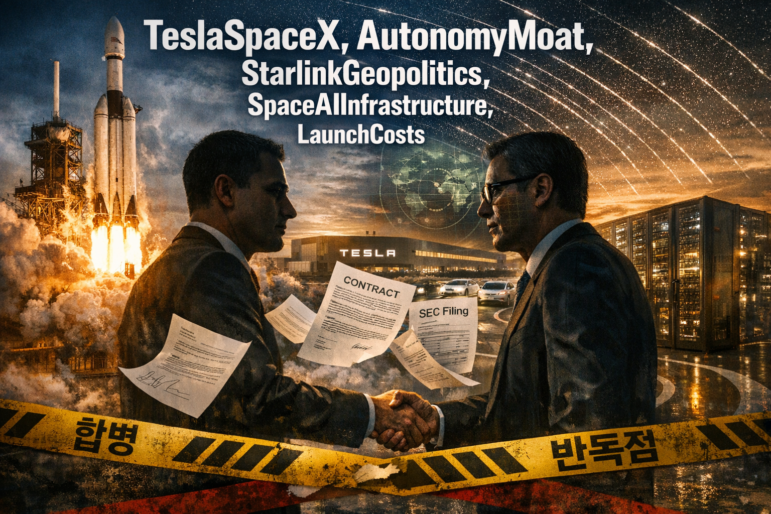 테슬라스페이스X합병설 핵심