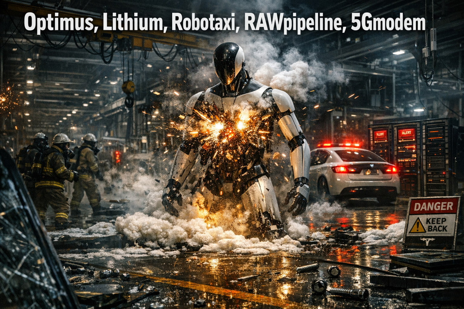 테슬라 Gen3 옵티머스 대폭발