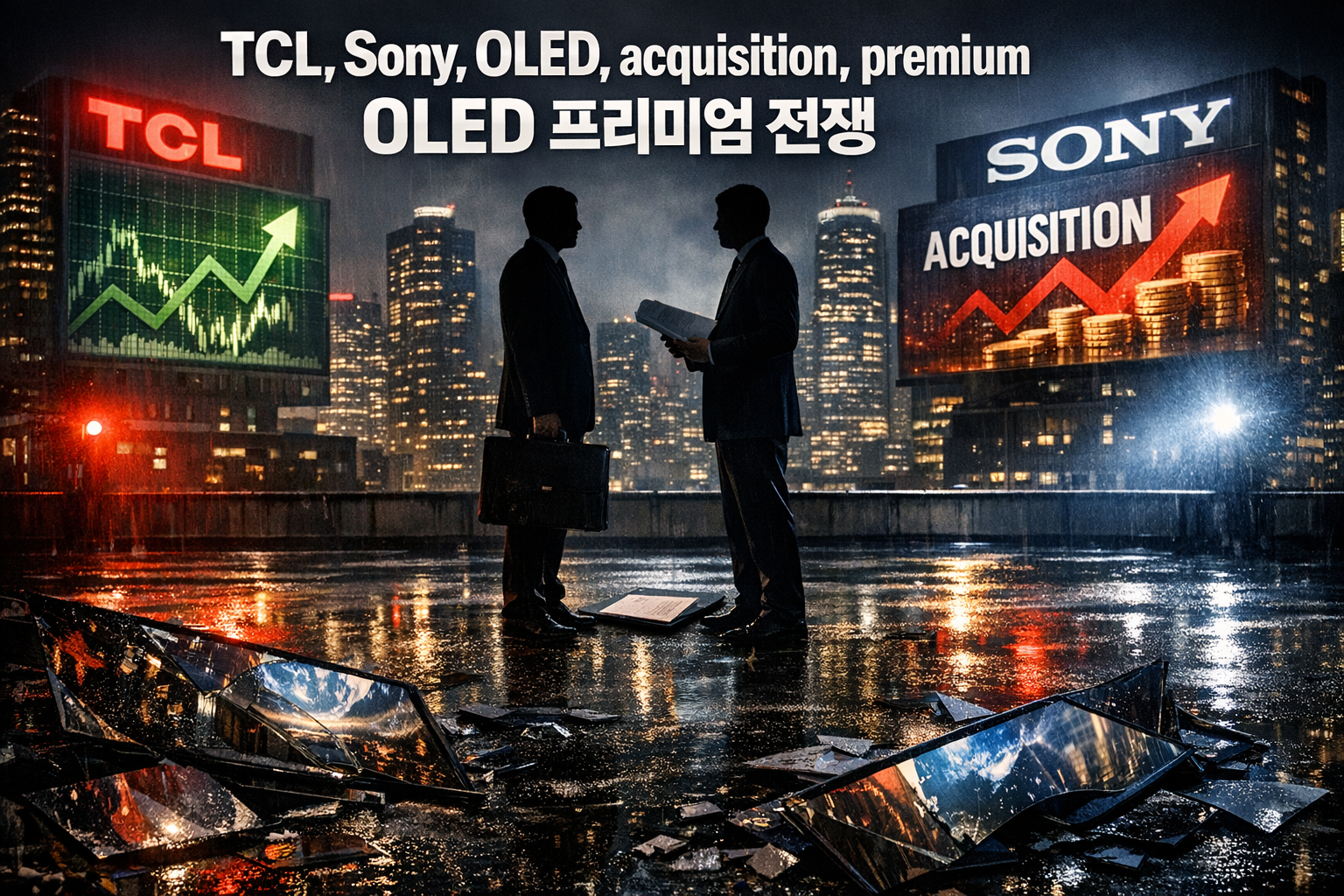 중국TCL의 SONY TV사업 인수! 삼성 OLED 위기