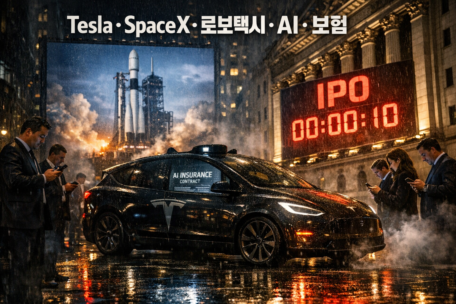 테슬라 스페이스X IPO 폭탄 요약