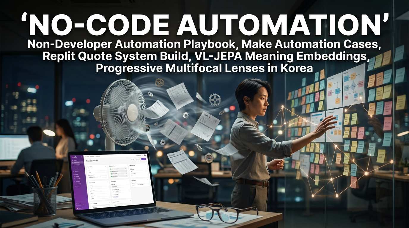 코딩 없이 자동화·웹앱 만드는 법 레플릿 메이크 실전