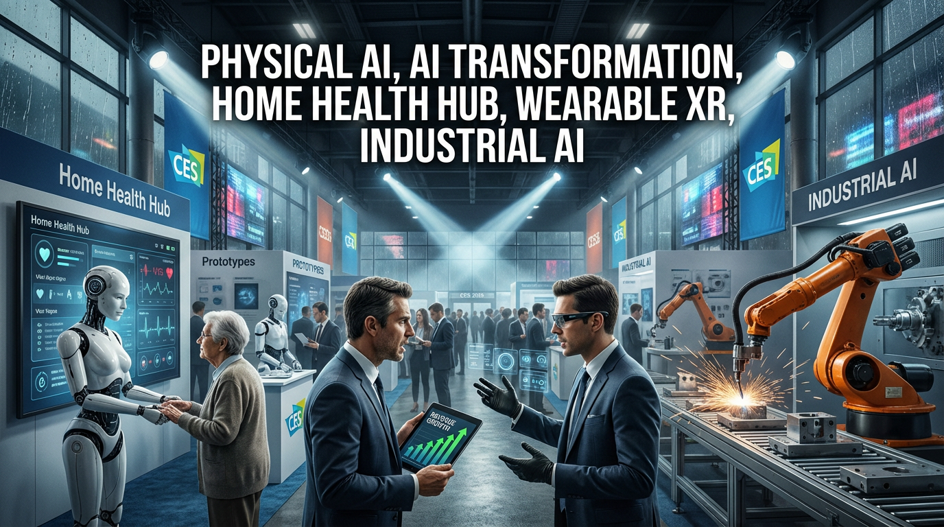 CES 2026 피지컬 AI 트렌드 총정리 돈 되는 현실 AI 전쟁