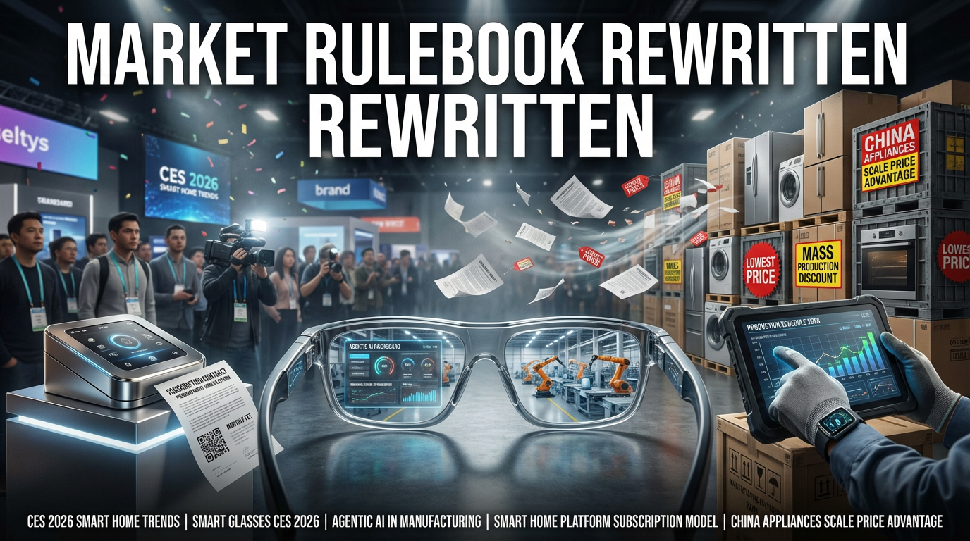 CES 2026 스마트홈·AI안경 판을 바꾼 승자 공식