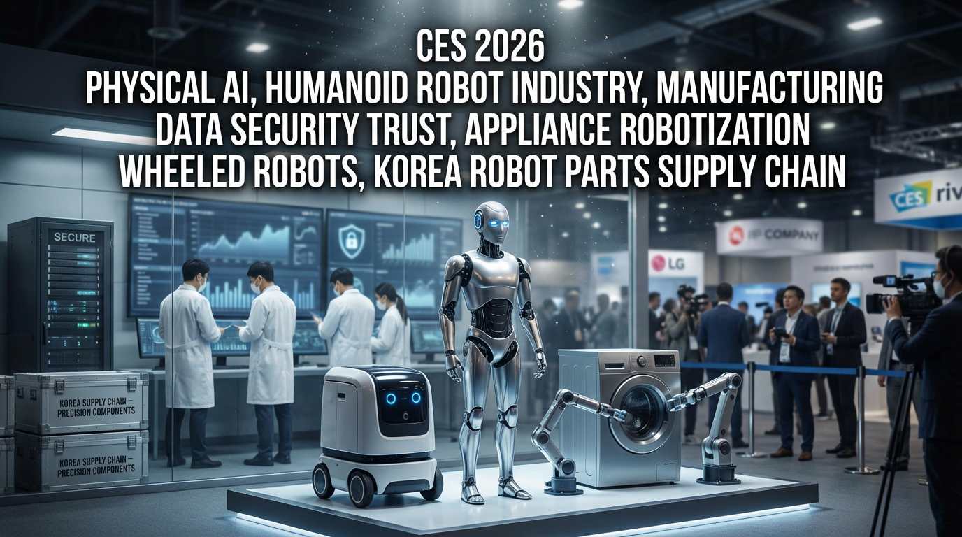 CES 2026 피지컬 AI 원년 한국 휴머노이드 반격 이유