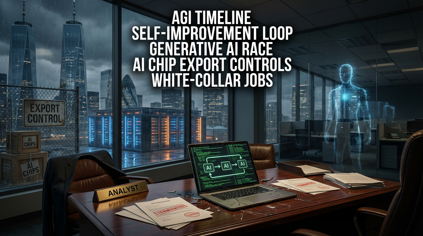 2027 AGI 임박 AI가 AI 만드는 루프와 일자리 붕괴 충격