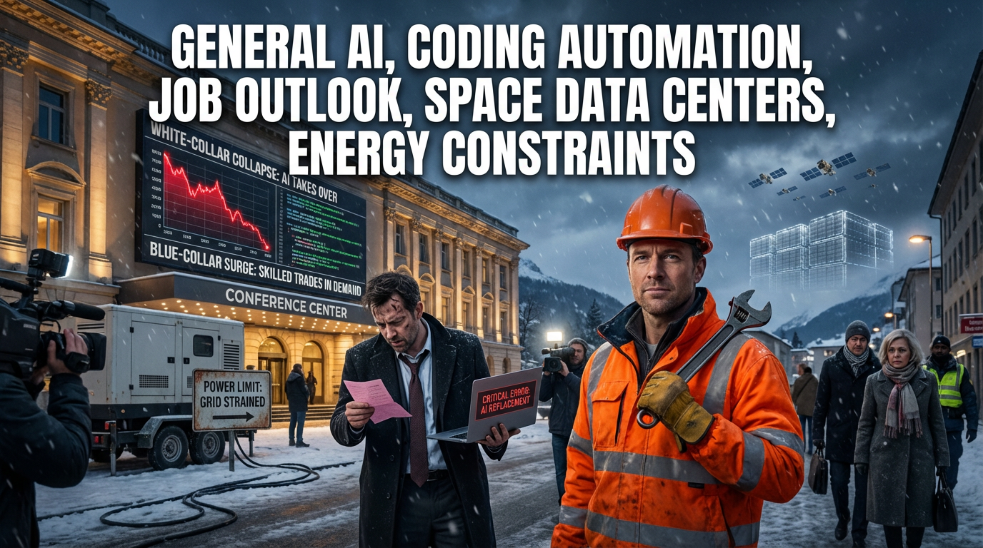 2026 다보스포럼 결산 충격 AI로 일자리 붕괴와 블루칼라 떡상